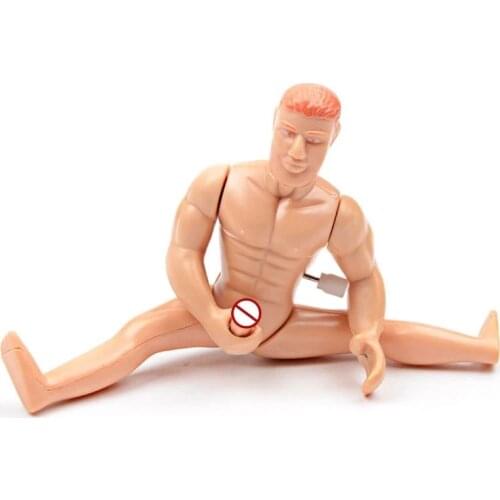 Funny Masturbating Man Figure Toy Wind Up Toy Prank Joke Gag For Over 14 Years Old Adult Game Sex Products Erotic Sex Toys