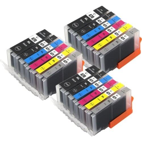 18 ink for canon 470 471 PGI-470 PGBK CLI-471 Gray compatible ink cartridge For canon PIXMA MG7740 TS8040 TS9040 printer
