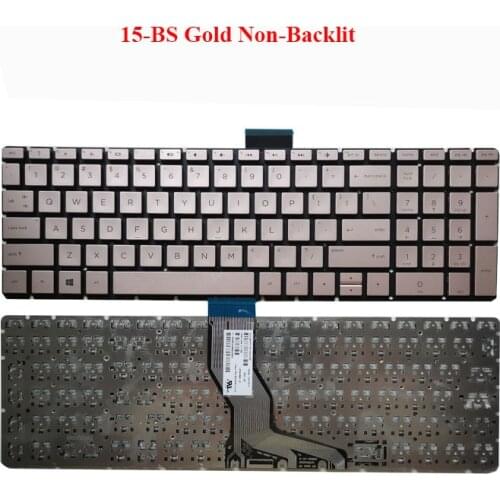 Laptop Keyboard for HP ENVY X360 15 BS 15T-BS 15-BP 17 AK AR 17-BS 250 256 G6 notebook keyboard US Glod/Silver/Black W/Backlit