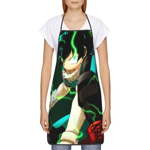 My Hero Kitchen oil resistant wreath Anime Cosplay kitchen aprons women Man For Barbecue 72*52cm