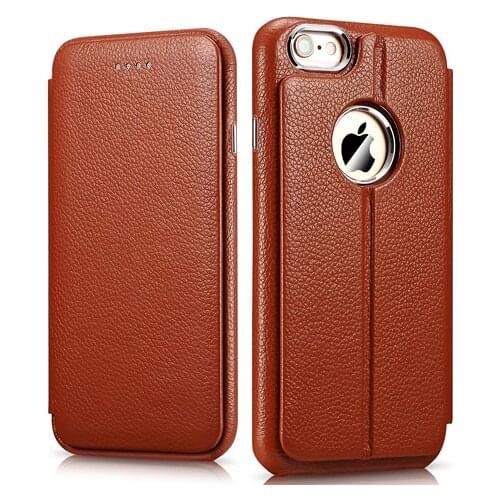 2 in 1 Luxury Thin Flip Kickstand Genuine Leather Back Cover for iPhone 6S 6 Plus Business Magnetic Case for iPhone 6 6s Plus