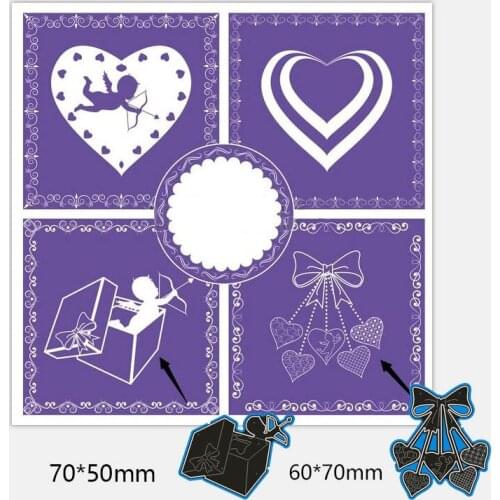 Cupid gift accessories Cutting Dies Stencil DIY Metal Cutting Dies Scrapbooking Card Paper Craft Embossing Folder Template