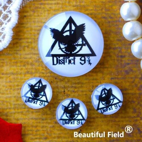 12mm 25mm 14mm 16mm 18mm 20mm Photo Glass Cabochons Round Cameo Set Handmade Settings Stone 9¾ Magic HAA220