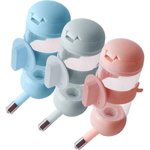 New Pet Drinking Fountain Dog Feeder Drinking Fountain Hanging Hanging Cage Pet Kettle Cup