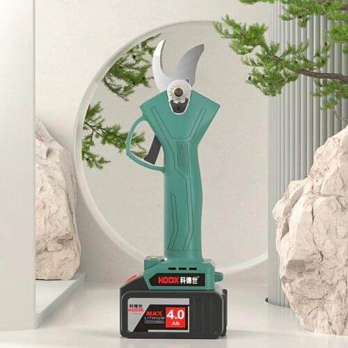 Brushless Cordless Electric Pruning Shears with Lithium Battery Powered Tree Branch Pruner Garden Clippers 30mm Cutting Diameter