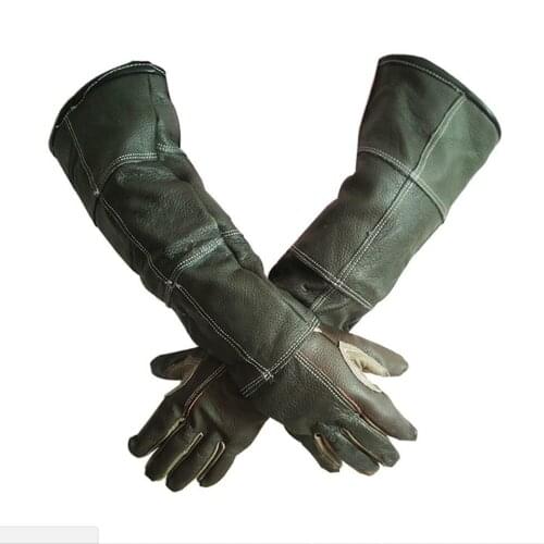 Thicken Leather Anti-bite gloves tactical animal training feeding for dog cat snake eagle bite anti-scratch protect safety glove