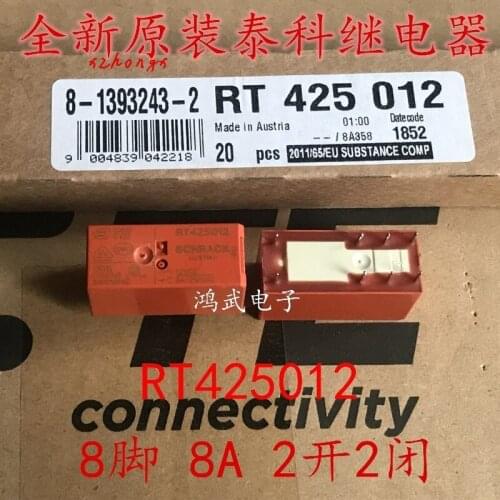 RT425012 12 VDC relay