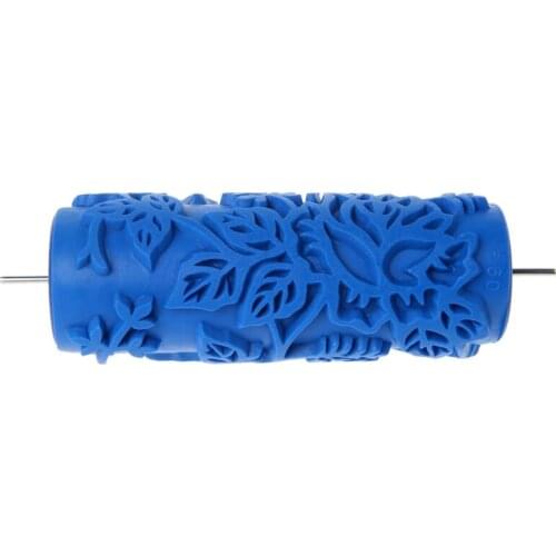 5" Embossed Paint Roller Sleeve Wall Texture Stencil Brush Pattern Decor 099Y