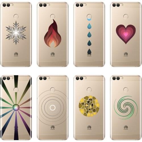 Heart Flame Silicone Phone Case For Huawei P8 P9 P10 P20 Lite 2017 Back Cover For Huawei P9 P10 P Smart Plus P20 Lite Pro Case