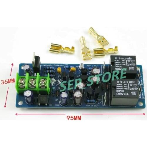 Assembled LJM Audio Stereo Duel Channel Speaker Protection Board