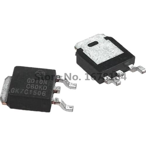 STGD10NC60KDT4 GD10NC60 10NC60 TO252 10PCS