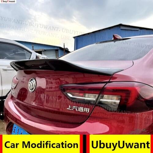 Rear Genuine Carbon Fiber Trunk SPOILER FOR Opel Insignia 2017-2021 Year Real Carbon Fiber Rear Wing Sport Accessories Body Kit