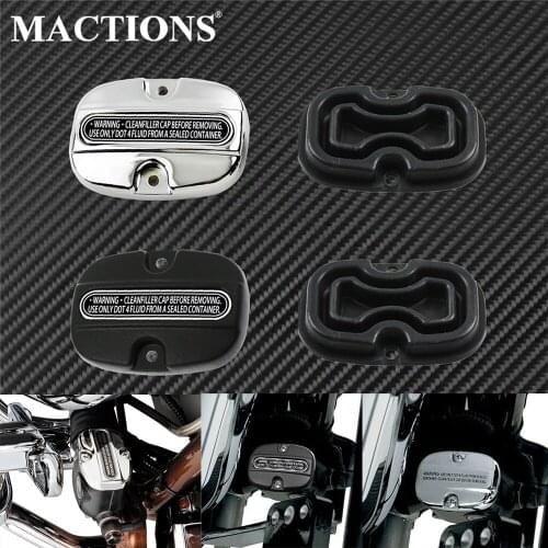 Motorcycle Rear Brake Master Cylinder Cover Gasket Rubber For Harley Touring Road King Road Glide Electra Glide FLHX FLTR FLHR