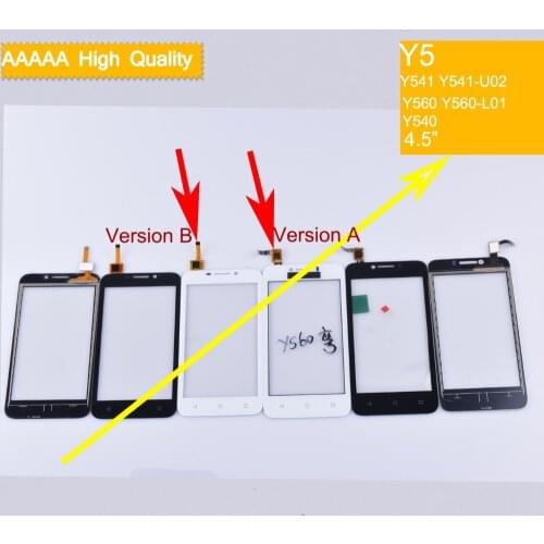 10Pcs/lot For Huawei Y5 Y540 Y560 Y541 Y541-U02 Y560-L01 Touch Screen Touch Panel Sensor Digitizer Front Glass Touchscreen