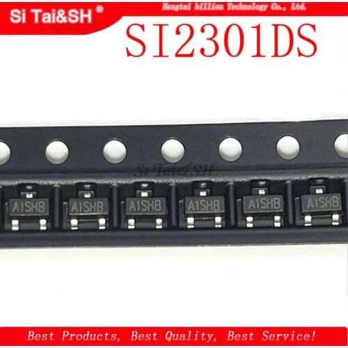 20pcs/lot SI2301DS SI2301 A1SHB SOT-23 transistor