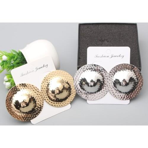 2021 New Trend European And American Style Large Exaggerated Gong-Shaped Irregular Earrings Unique Geometric Design Pendientes