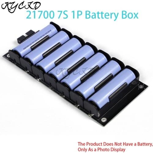 21700 29.4V 7S 20A 40A 60A BMS Backup Power Wall Power Bank Balancer Board DIY Battery Holder Box Kit Ebike 3.7 4.2V Lithium