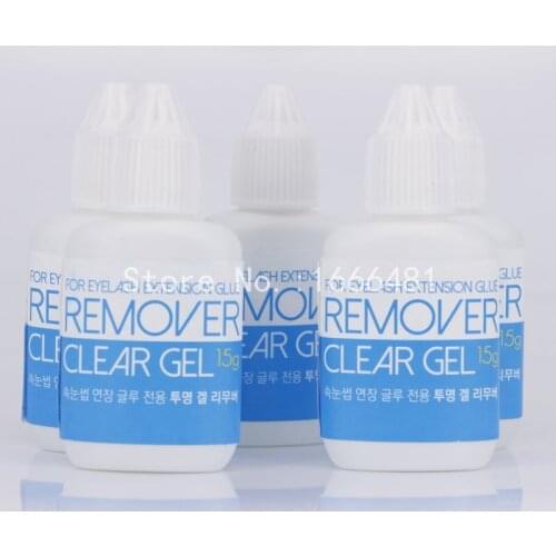 5Pcs/lot 15ml Clear Gel Remover for Eyelash Extension Free Shipping
