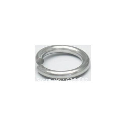Wholesale Jewelry Findings 500pcs Strong 316L Stainless steel Jump Ring 8x1mm FREE SHIPPING