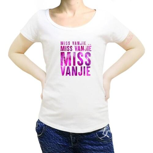 Rupaul T Shirt Miss Vanjie T-Shirt Oversized Short-Sleeve Tee Shirt Print women Basic Cotton Cute Tshirt sbz8053