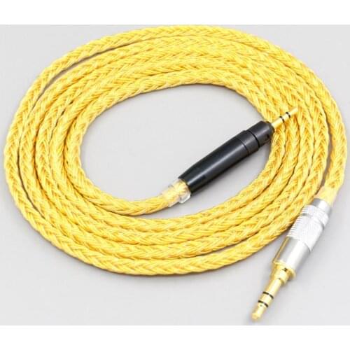 LN007335 16 Core OCC Gold Plated Earphone Headphone Cable For Ultrasone Performance 820 880 Signature DXP PRO STUDIO