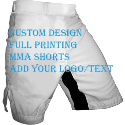 Men Jiu Jitsu MMA Shorts Custom Design Full Printing BJJ Judo Shorts