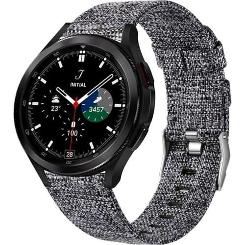 Soft Nylon Bracelet for Samsung Galaxy Watch4 Classic 46mm 42mm Band 20mm 22mm Wristband for Galaxy Watch 4 44mm 40mm Strap