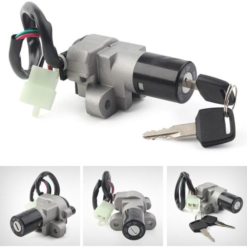 Ignition Switch Lock Key Set for Suzuki GSX750 1989-1997 & VX800 1990-1996 & GSX600 1989-1997 & GSF400 M/N/P Bandit 1989-1995