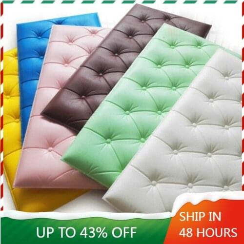 60*30cm Home Anti-collision Wall Mat Floor Pad Home Entrance Mat Bedroom Living Room Childrens Bedroom Bedside Bed Soft Cushion