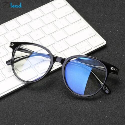 Zilead Myopia Glasses Retro Student Transparent Myopia Glasses Ultralight Comfortable Round Shortsighted Glasses Diopter 0 To -6
