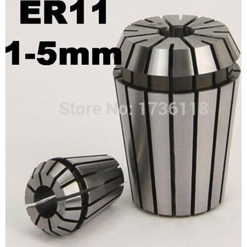6pcs ER8 collet chuck spring holer 1,1.5, 2, 2.5, 3, 1/8, 3.5,4,4.5, 5mm for Engraving/Grinding/Milling/Boring/Drilling/Tapping