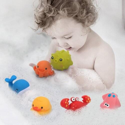 Rubber Ducks Bath Toys For Kids 2 To 4 Year Old Soft Baby Bath Toys Water Toys Swimming Pool For Children Bathroom Bathtub Toys