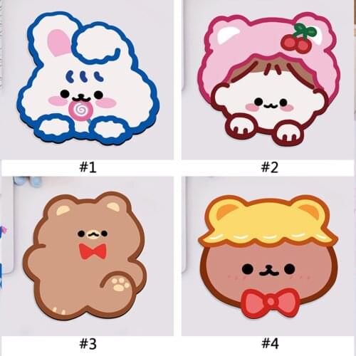 Creative Cartoon Mouse Pad Silicon Style Small Non-Slip Mouse Pads Computer Decoration Mouse Pad Mice Mat