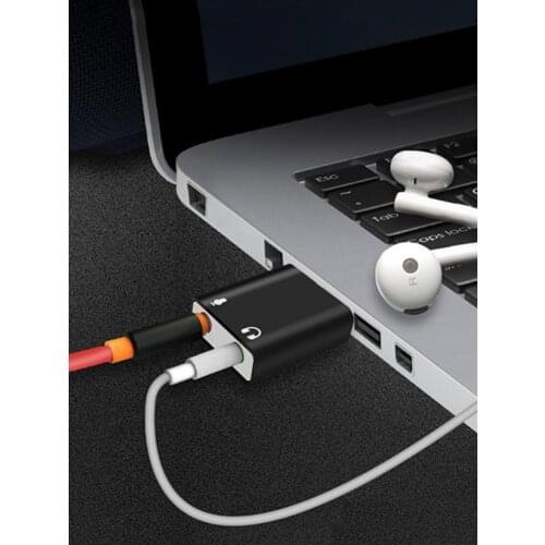 USB7.1 Channel Analog Sound Card Aluminum Alloy Computer External Soundcard Audio Cards For Mic Speaker Laptop