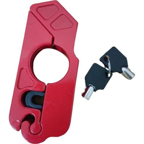 Bicycle Motorcycle Handlebar Anti-Theft Solid Lock Brake Handle Safety Equipment Bicycle Handle