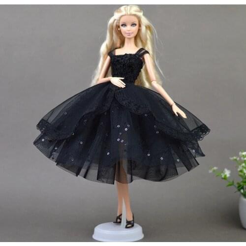 1 Pcs case for barbie clothes 1/6 bjd Party Gown wedding dress up doll clothing princess skirt Fashion Outfit house accessories