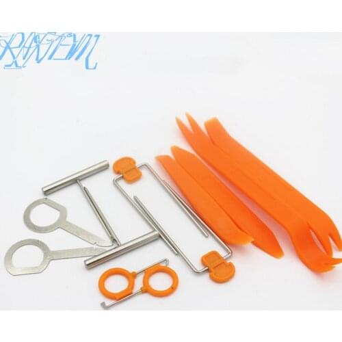 12 pcs/Set Auto Pry Open Tool Kit Car Radio Door Clip Panel Kit For Peugeot RCZ 206 207 208 301 307 308 406 407 408 508 2008