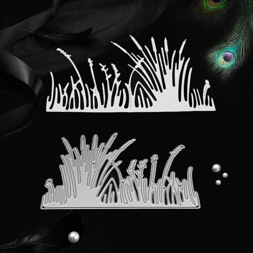 2 blade grass carbon steel cutting die Home Decoration Hand Made DIY Gifts for children