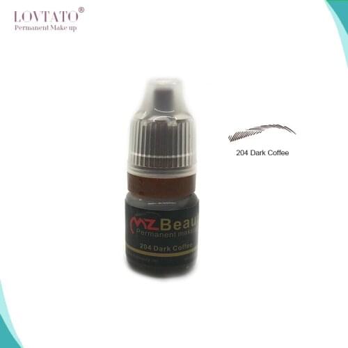 2018 Rushed Pcd My Bottle Permanent Makeup Ink Eyeliner Tattoo Set Eyebrow Microblading Pigment Professional Dark Coffee 5ml
