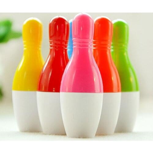 48pcs/lot 0.5mm blue ink korea stationery personal novel fancy bowling ball ballpoint pen promotion gift school prize