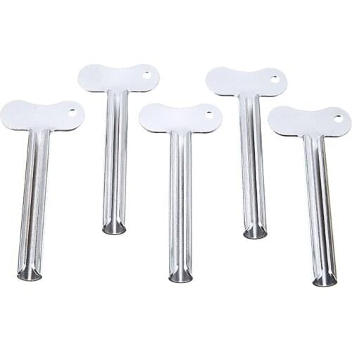 5Pcs Multifunctional PlasticToothpaste Squeezer Facial Cleanser Toothpaste Tube Rolling Press Squeezer Dispenser