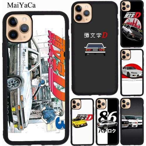 MaiYaCa Amine INITIAL D AE86 Car Case For iPhone 11 Pro Max 12 Pro Max mini XS X XR SE 2020 6S 7 8 Plus Fundas