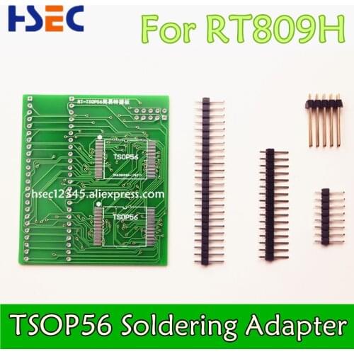Free shipping RT-TSOP56 simple adapter for RT809H EMMC-Nand FLASH Programmer RT-TSOP56 socket