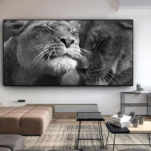 Black white Africa lion full square round Diamond painting mosaic Cross Stitch diamond embroidery needlework home decorZP-1704