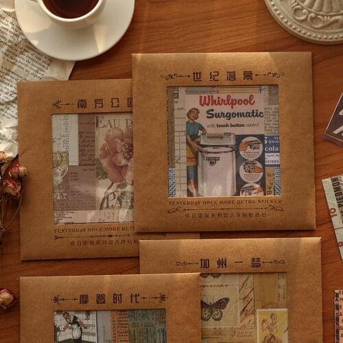 12 pcs/pack Modern Age Series Decorative Stationery Stickers Scrapbooking DIY Diary Album Stick Lable