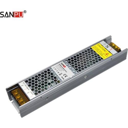 SANPU Dimmable Power Supply 60W 24V 2A 2in1 Triac 0-10V Dimming LED Driver 220V 240V AC to DC 24 Volt Lighting Transformer 24VDC