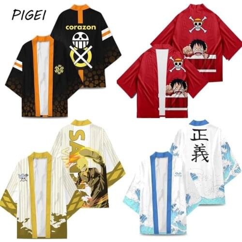 Anime Costumes Coat 3D Print Cosplay Cardigan Kimono Coats Mens Harajuku Plus Size Cloak Streetwear