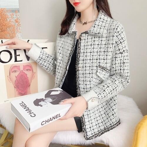 2021 Direct Selling Limited 20667 (3 5 6) Film Color Matching Long Sleeve Cardigan Coat Buttons 52