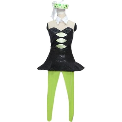 Splatoon 2 Splatfest Inkling Squid Cosplay Costumes with pant and gloves