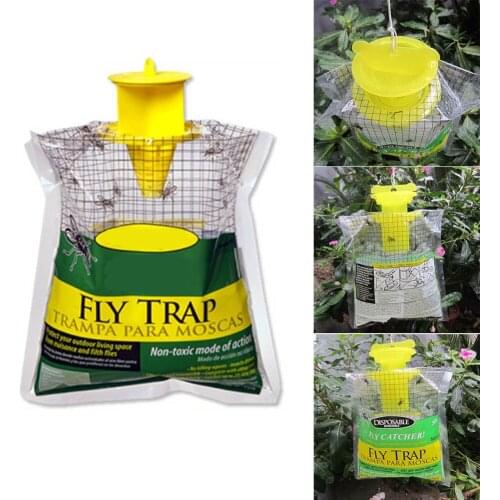 Fly Trap Catcher Disposable Insect Hanging Style Pest Control High Efficiency For Outdoor NIN668